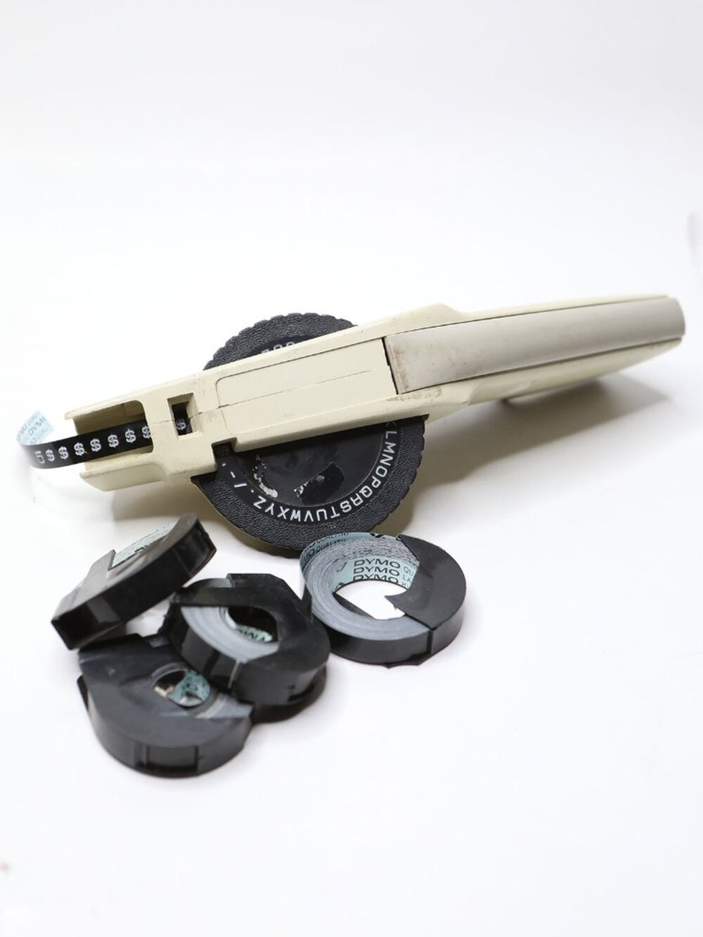 Vintage DYMO Embossing Label Maker with Extra Tape Rolls | Retro Office Decor